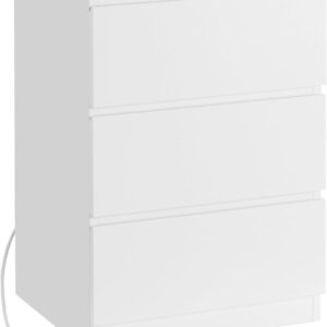 VASAGLE Nočný stolík s zásuvkou 40 x 59 x 35 cm biela