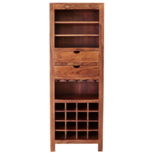 Barová skriňa Amba 65x180x45 z indického masívu palisander