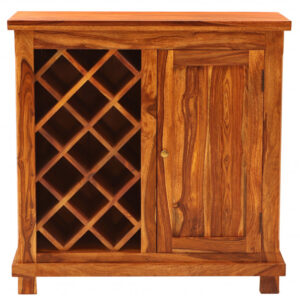 Barová skriňa Jali 90x90x45 z indického masívu palisander