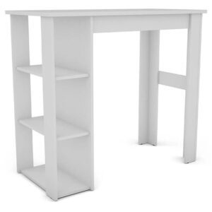 Barový stôl Vistig 120x58x108 cm biely 654773