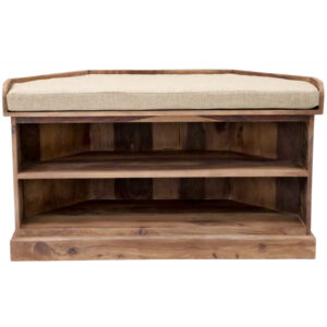 Botník rohový Rami 105x60x40 indický masív palisander