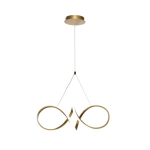 SPARK lampa wisząca złoty 32W LED 3000, 4000, 6000K osłonka biała