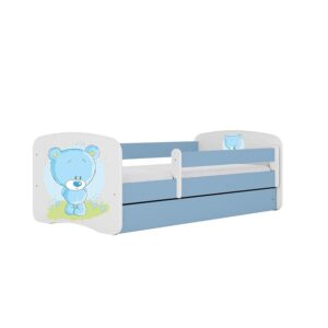 Detská Posteľ. Babydreams+Sz+M Modrá 80×160 Medveď Modrý