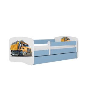 Detská Posteľ. Babydreams+Sz+M modrá 80×160 Nákladné auto