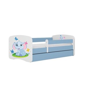 Detská Posteľ. Babydreams+Sz+M Modrá 80×160 Slon