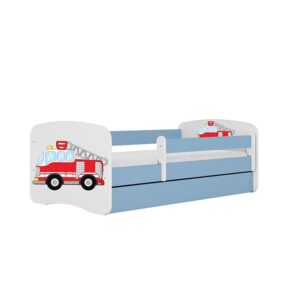 Detská Posteľ. Babydreams+Sz+M Modrá 80×180 hasičský zbor