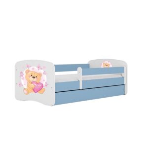 Detská Posteľ. Babydreams+Sz+M Modrá 80×180 Medveď s motýľmi