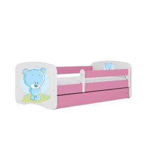 Detská Posteľ. Babydreams+Sz+M Ružová 70×140 Medveď Mod