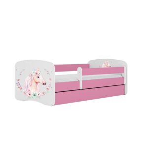 Detská Posteľ. Babydreams+Sz+M ružová 80×180 Kôň