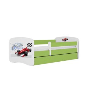 Detská Posteľ. Babydreams+Sz+M zelená 80×180 Formula