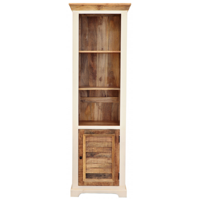 Knižnica Agni 60x190x45 indický masív mango
