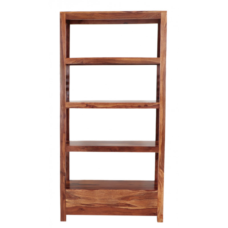 Knižnica Kali bez zadnej strany 90x180x35 indický masív palisander – Obrázok 3