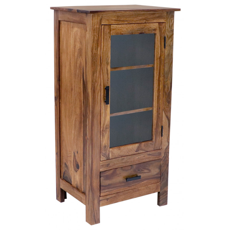 Knižnica Rami 60x120x45 indický masív palisander – Obrázok 3