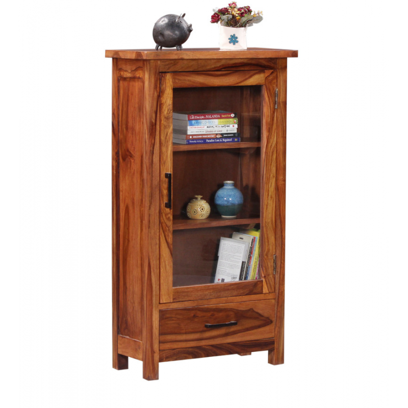 Knižnica Rami 60x120x45 indický masív palisander – Obrázok 5