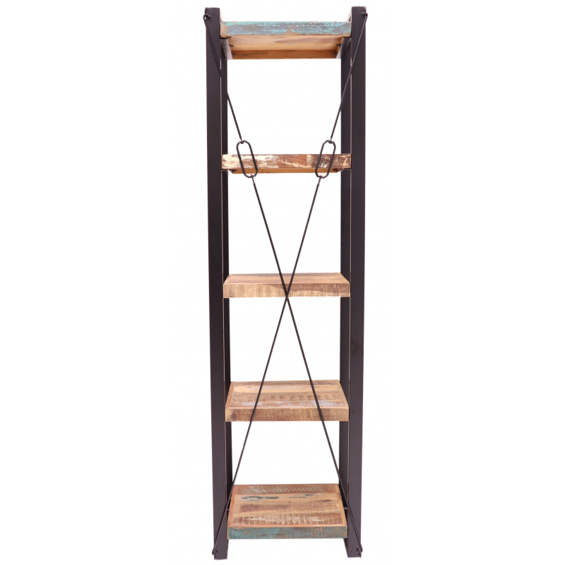 Knižnica Retro 60x200x35 recyklovaného mango – Obrázok 3