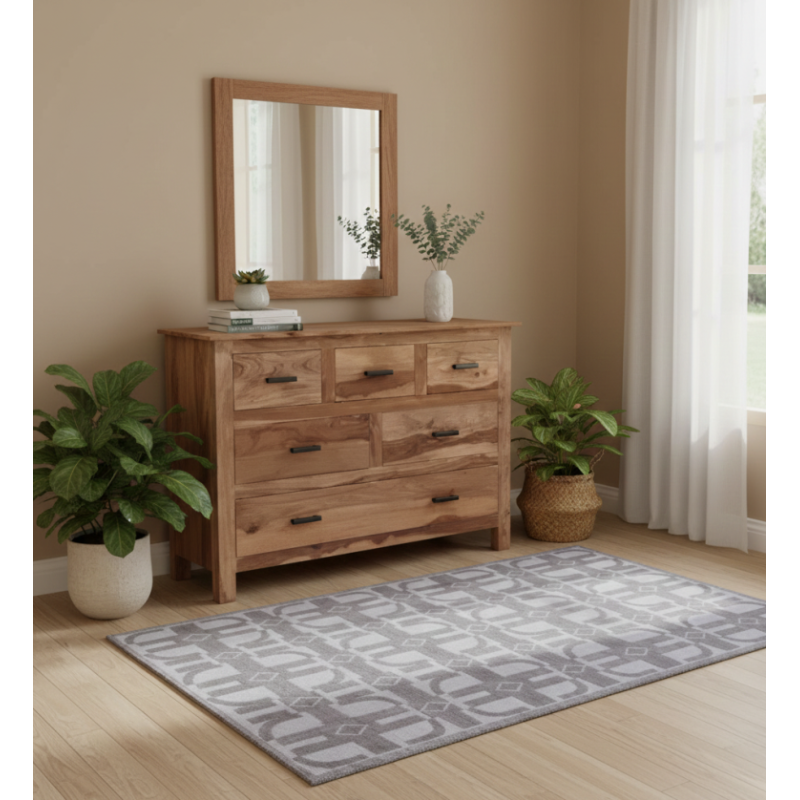 Koberec BISBEE 190x290 cm z pravej vlny