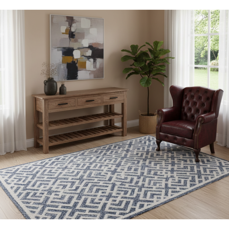 Koberec BOESMAN-III 190x290 cm z pravej vlny a bavlny
