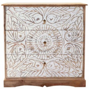 Komoda Sita 115x115x45 indický masív mango