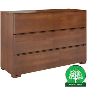 Komoda drevená buk 5s Skandica Sparta Orech