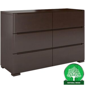 Komoda drevená buk 6s Skandica Sparta Palisander