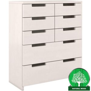 Komoda drevená buk 8s Skandica Spectrum Biely