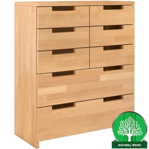 Komoda drevená buk 8s Skandica Spectrum prírodná