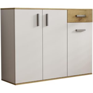 Komoda Justus 07 biela/dub Artisan