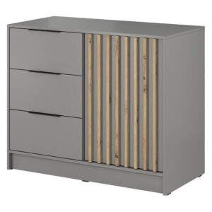 Komoda Nelly 2D Sivá/Artisan