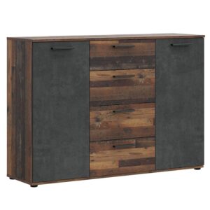 Komoda Oldheaven old wood/betón