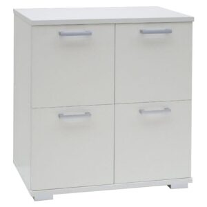 Komoda Polaris  4d biela