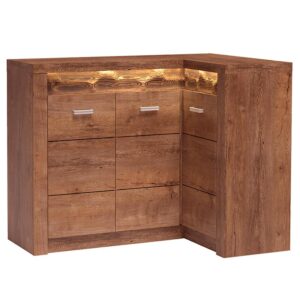 Komoda Rohová Indianapolis I15 jaseň svetlý