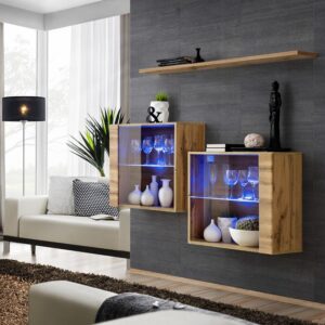 Komoda+Polička Switch Sb III Led Wotan