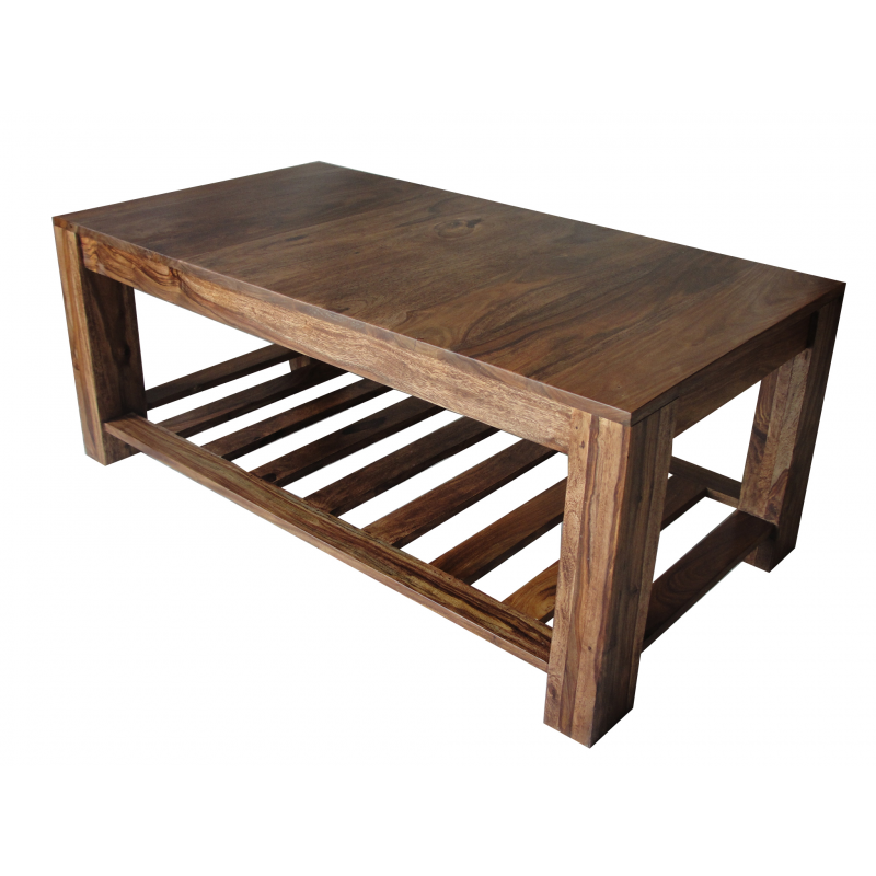 Konferenčný stolík Rami 110x45x60 indický masív palisander – Obrázok 3