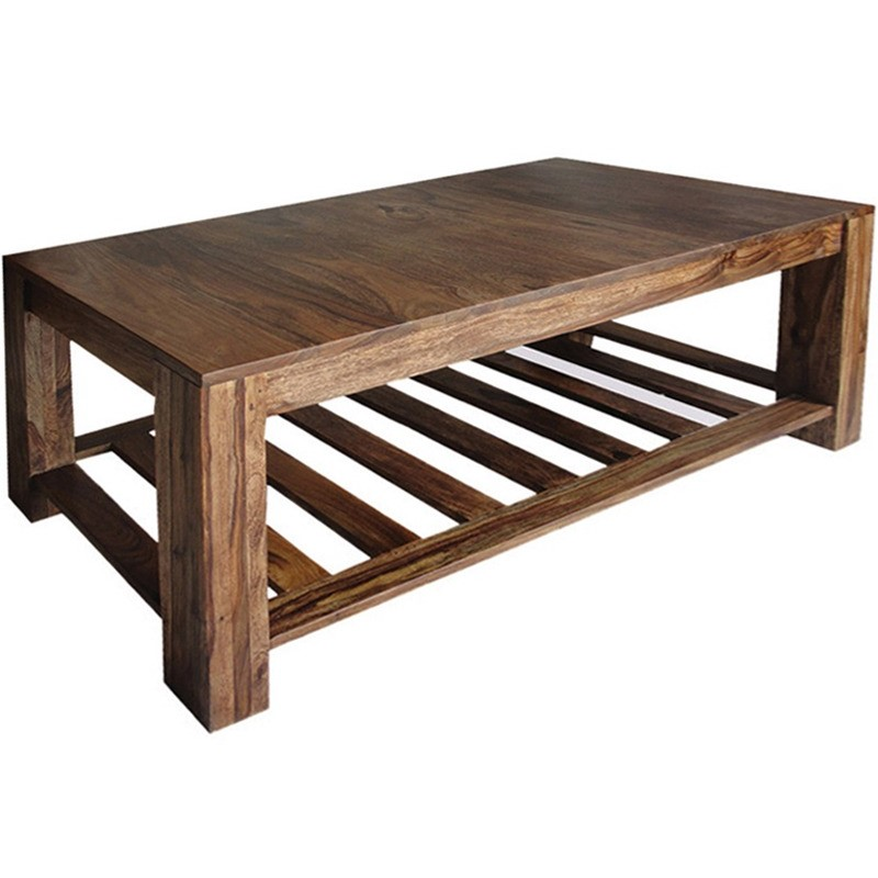 Konferenčný stolík Rami 110x45x60 indický masív palisander – Obrázok 4