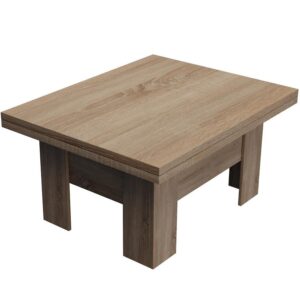 Konferenčný rozkladací, zdvíhací stolík Eryk Dub truflový