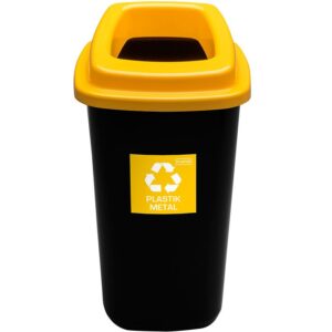 Kôš sort Bin 28 l žltý – plast kov