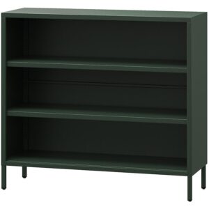 Kovový regál nízky Luca Modern Bottle Green