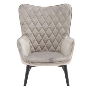 Kreslo Mini Light Grey Velvet 12