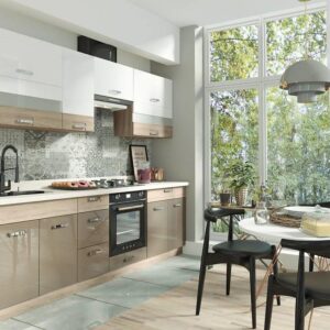 Kuchynská linka Premio 260 C Plus sonoma/biela (1,9M+0,7M) s dosky