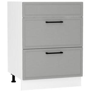 Kuchynská skrinka Emily D60PC S/2 ZASL Dast Grey
