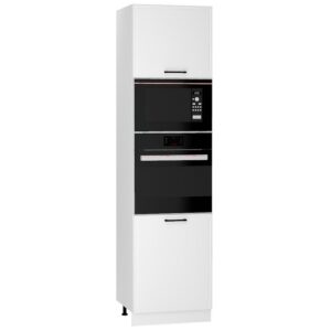 Kuchynská skrinka Emily D60PK MV 2133 PL biely hrášok mat