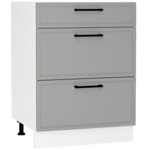 Kuchynská skrinka Emily D60S/3 Dast Grey