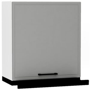 Kuchynská skrinka Emily W60/68 Slim Pl  s čiernym digestorom Dast Grey