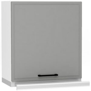 Kuchynská skrinka Emily W60/68 Slim Pl so strieborným digestorom  Dast Grey