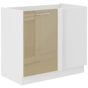Kuchynská skrinka Lara105 Nd 1f Bb Mdf Cappucino lesk