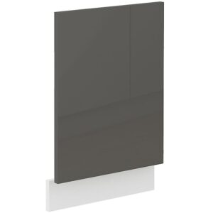 Kuchynská skrinka Lara čelo umývačky riadu 570×446 MDF Šedá lesk