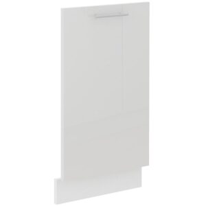 Kuchynská skrinka Lara čelo umývačky riadu 713×446 MDF biely lesk
