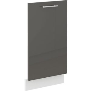 Kuchynská skrinka Lara čelo umývačky riadu 713×446 MDF Šedá lesk