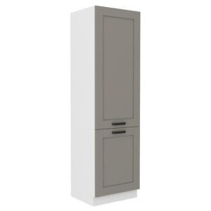 Kuchynská skrinka Luna claygrey/biela 60DK-210 2F