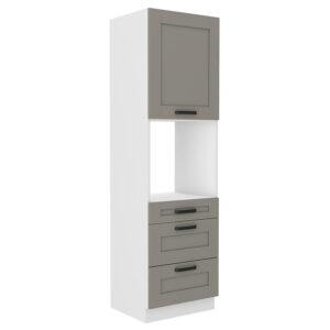 Kuchynská skrinka Luna claygrey/biela 60DPS-210 3S 1F